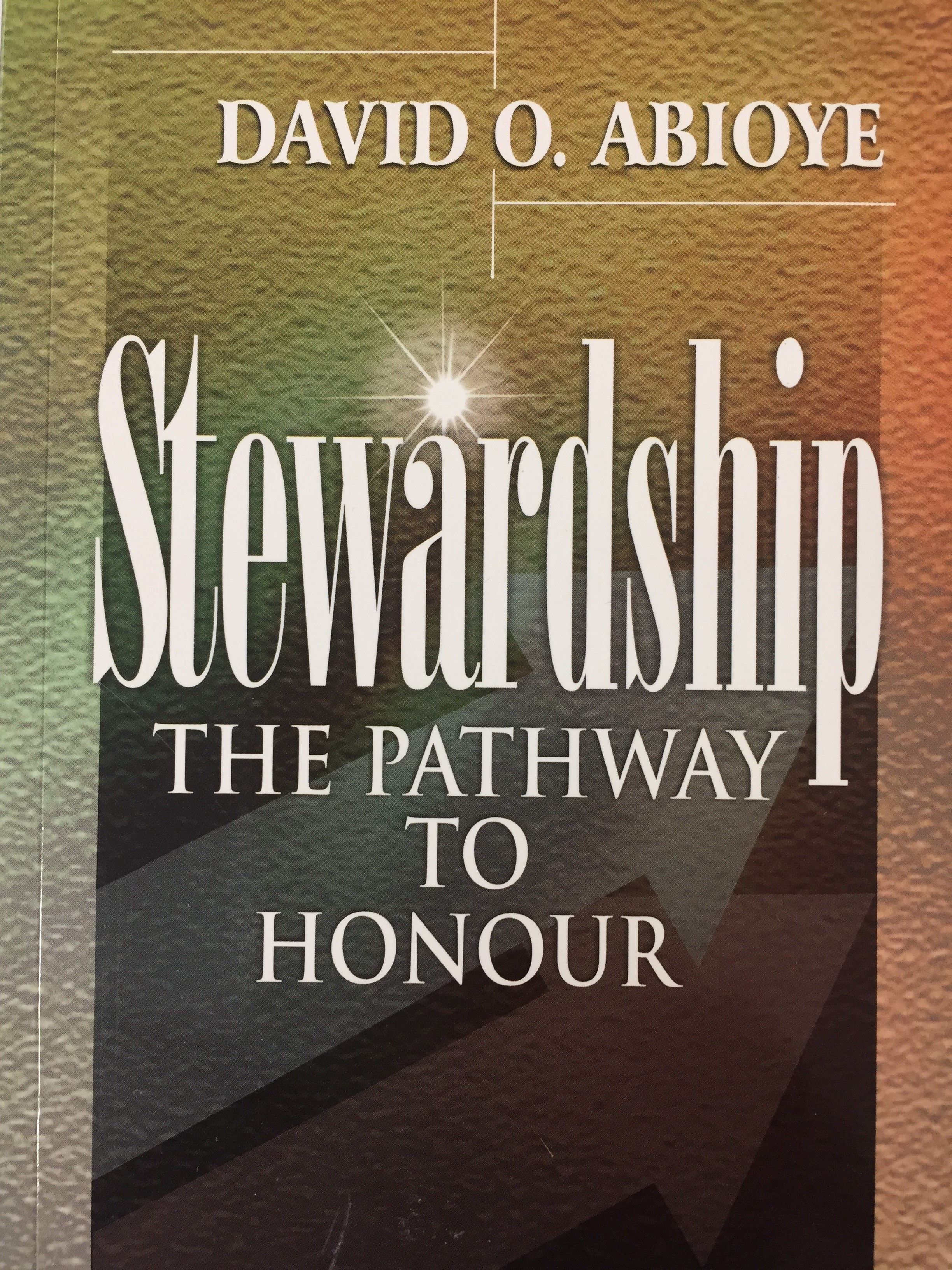 Stewardship: The Pathway To Honour PB - David O Abioye